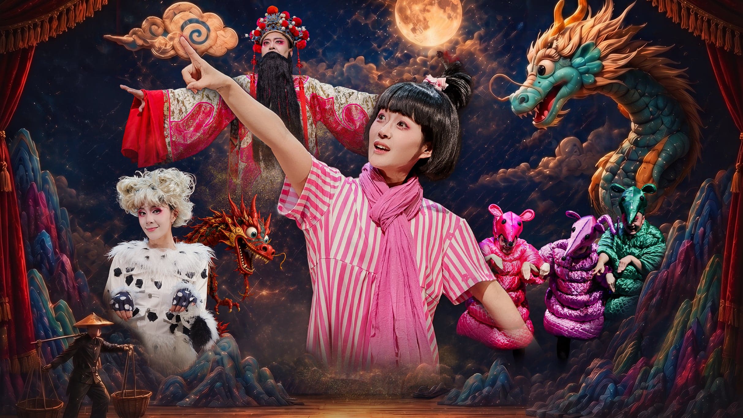 The Dragon Child and the twelve animals of the Zodiac