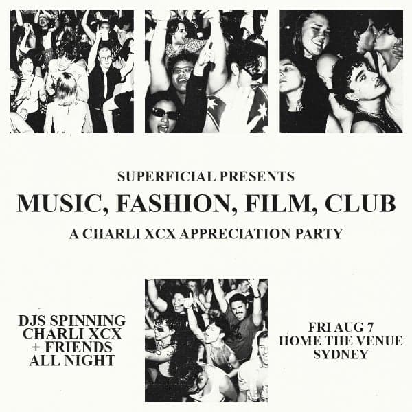 Music, Fashion, Film party: Charli XCX Appreciation Night - Sydney