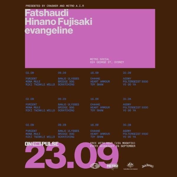 METRO A.I.R X CRASHER: ON THE PULSE | EVANGELINE, HINANO FUJISAKI & FATSHAUDI