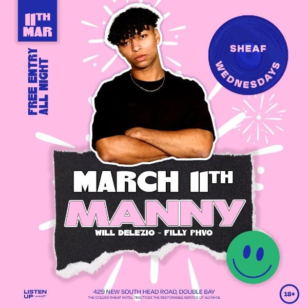 Sheaf Wednesdays | MARCH 11 'w' MANNY