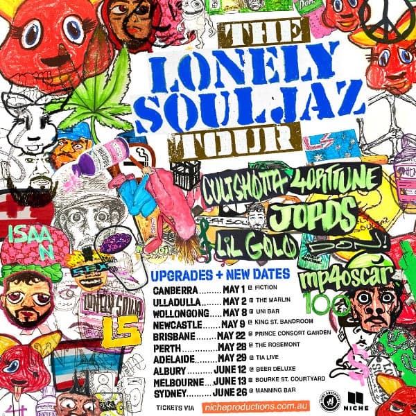 Lonely Souljaz Tour (Cult Shotta, Lil Golo, 4orttune, Jords, mp4oscar) [FREE ENTRY]