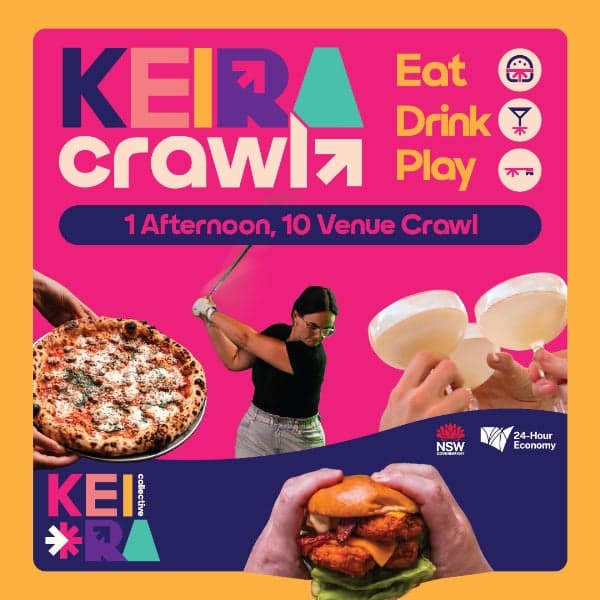 Keira Crawl - 1 afternoon, 10 venue crawl