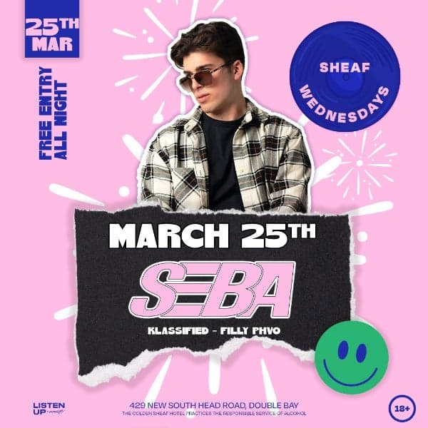 Sheaf Wednesdays | MARCH 25 'w' SEBA