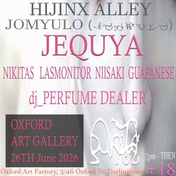 HIJINX ALLEY pres. jequya ‘jomyulo’ release party