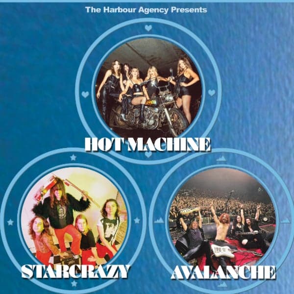 Rock The Boat '26 Pre-Party w/ Hot Machine, Starcrazy & Avalanche