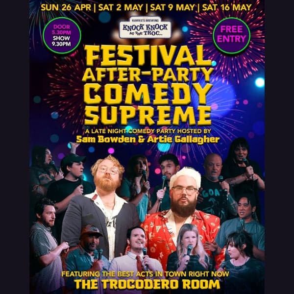 FESTIVAL AFTER-PARTY COMEDY SUPREME - FREE
