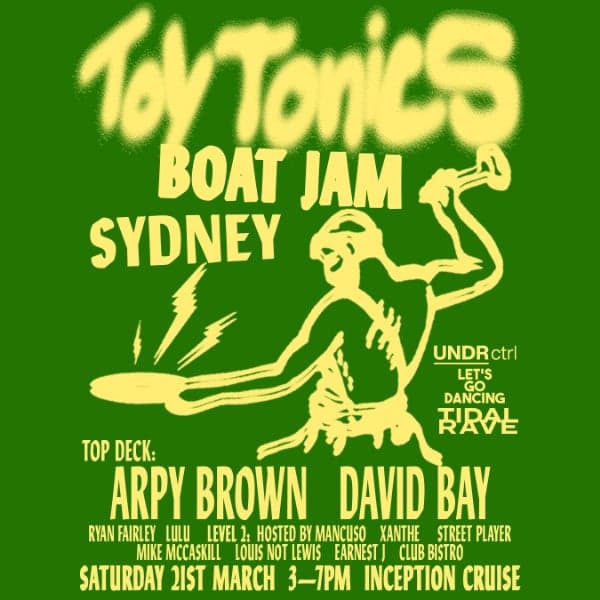 TOY TONICS JAM BOAT PARTY