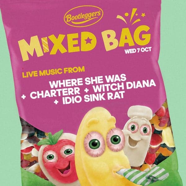 MIXED BAG #16 – WHERE SHE WAS, CHARTERR, WITCH DIANA + IDIO SINK RAT