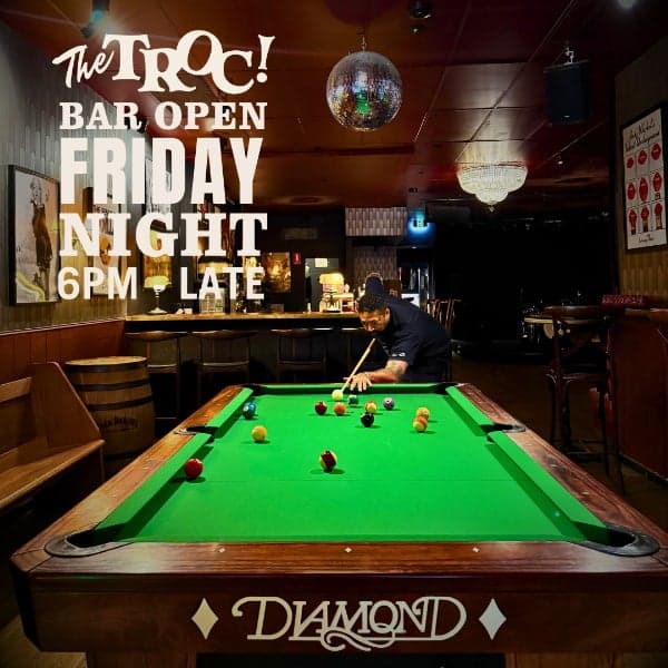 TROC BAR OPEN - FREE