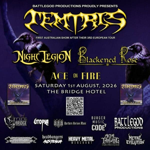 Temtris + Night Legion + Blackened Rose + Ace on Fire