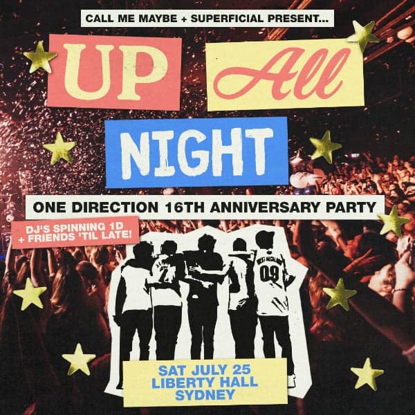 Up All Night: One Direction 16th Anniversary Party - Sydney