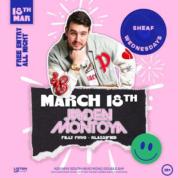 Sheaf Wednesdays | MARCH 18 'w' JAYDEN MONTOYA