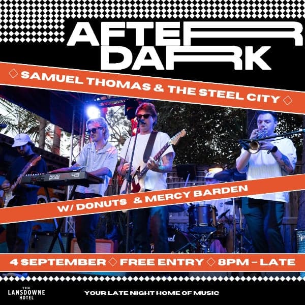 AFTER DARK W/ SAMUEL THOMAS & THE STEEL CITY + DONUTS + MERCY BARDEN