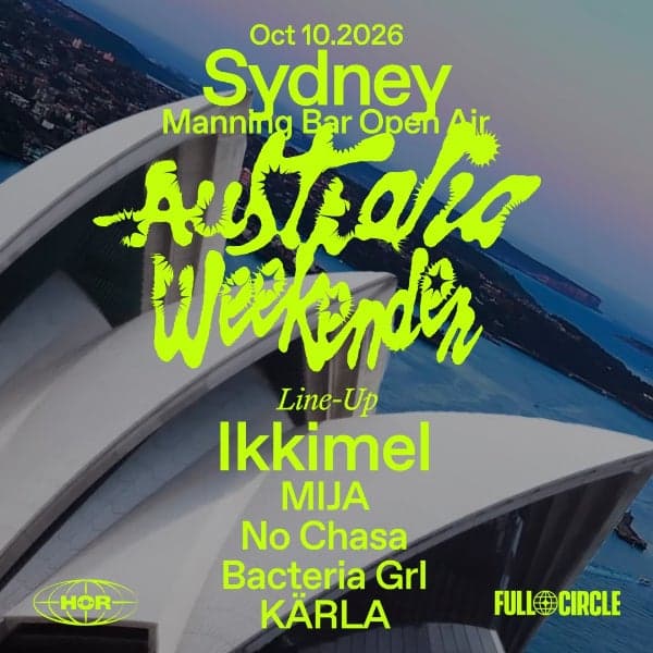 HÖR ON TOUR: Australia Weekender - Sydney