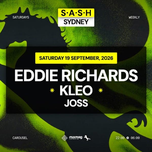 ★ S.A.S.H Sydney ★ Eddie Richards ★ Saturday 19th September ★