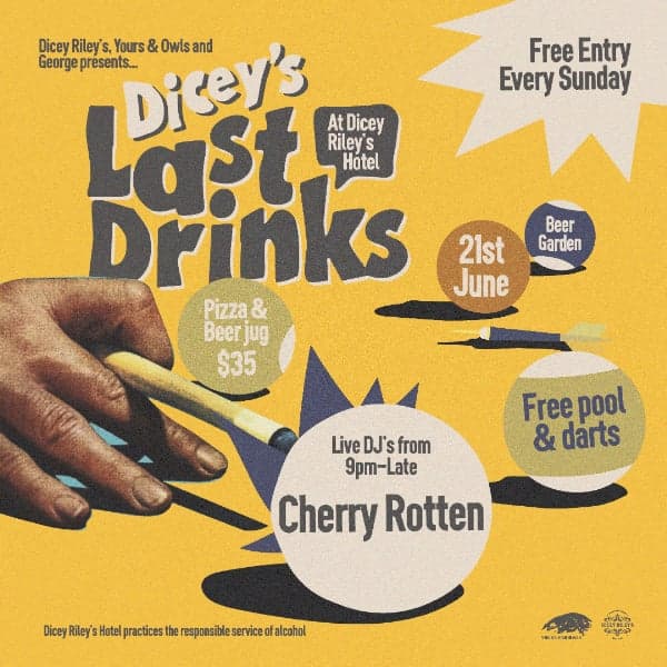 LAST DRINKS w/ CHERRY ROTTEN