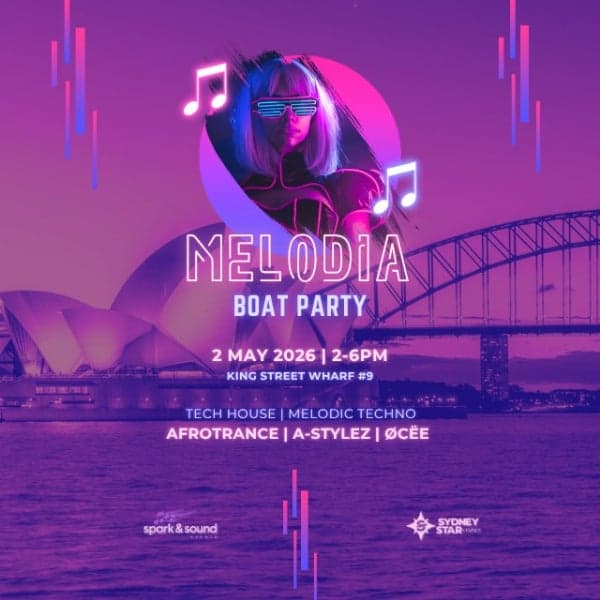 MELODIA - BOAT PARTY - TECH HOUSE & MELODIC TECHNO