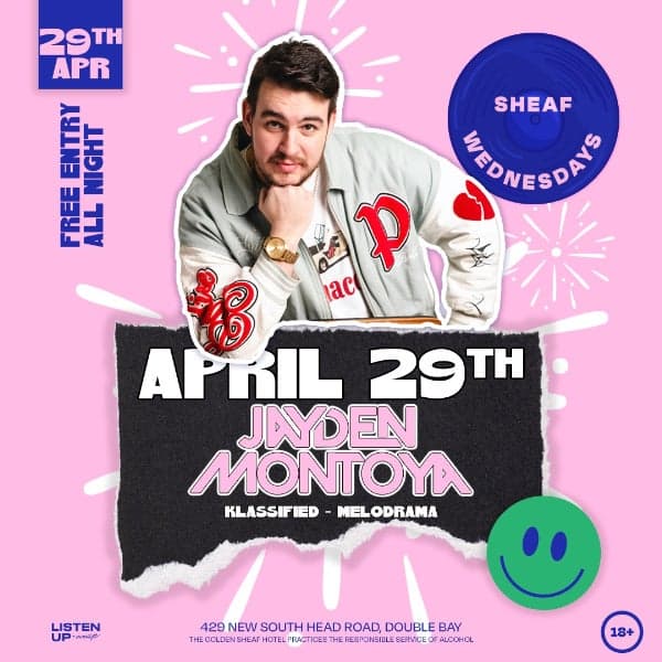 Sheaf Wednesdays | APRIL 29 'w' JAYDEN MONTOYA