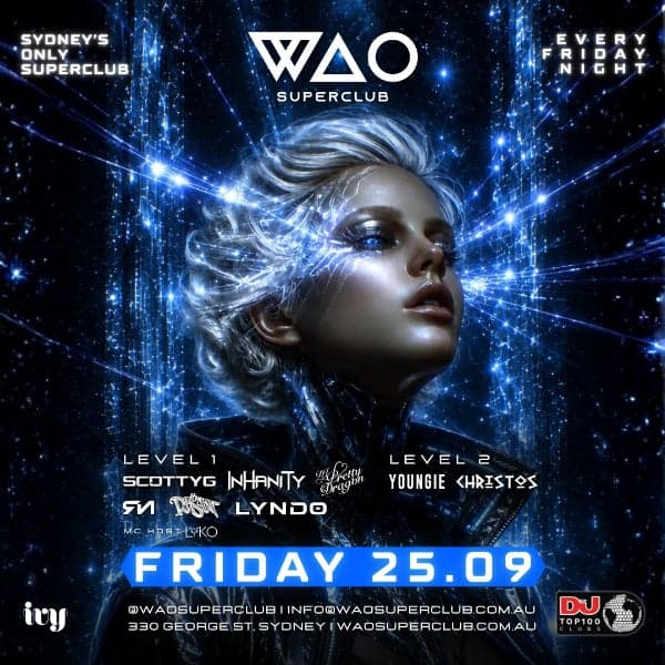 FRI 25 SEPT - WAO SUPERCLUB @ IVY