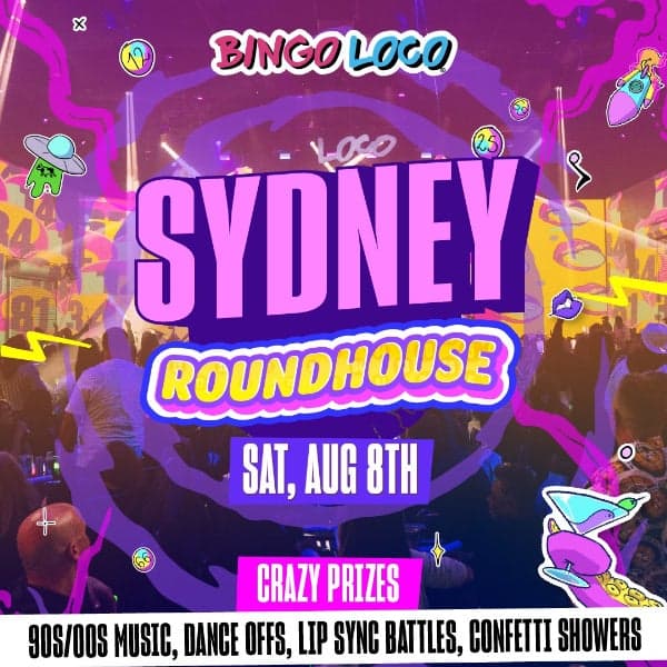BINGO LOCO - SATURDAY 8TH AUGUST 2026