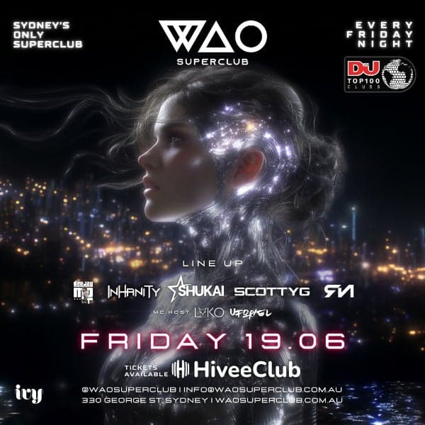 FRI 19 JUNE - WAO SUPERCLUB @ IVY