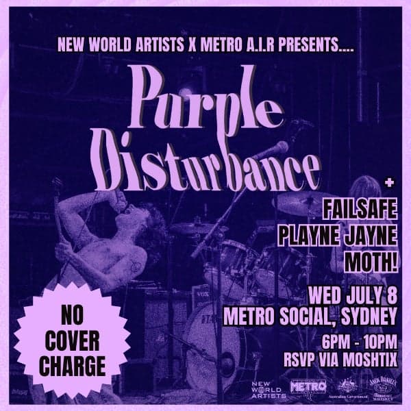 Purple Disturbance w/ FAILSAFE // Playne Jayne // Moth!