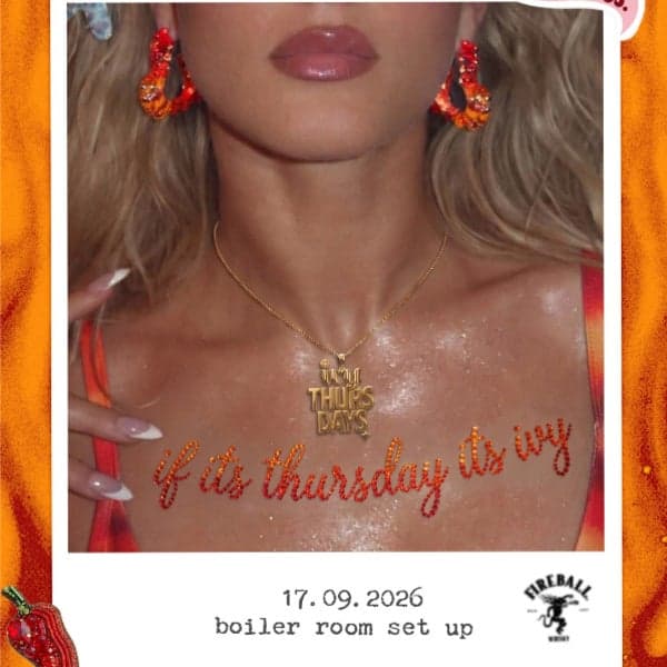 ivy Thursdays presents INFERNO - 17th September