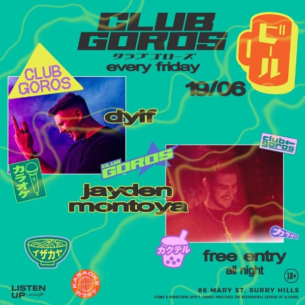★ CLUB GOROS ★ JUNE 19 ★