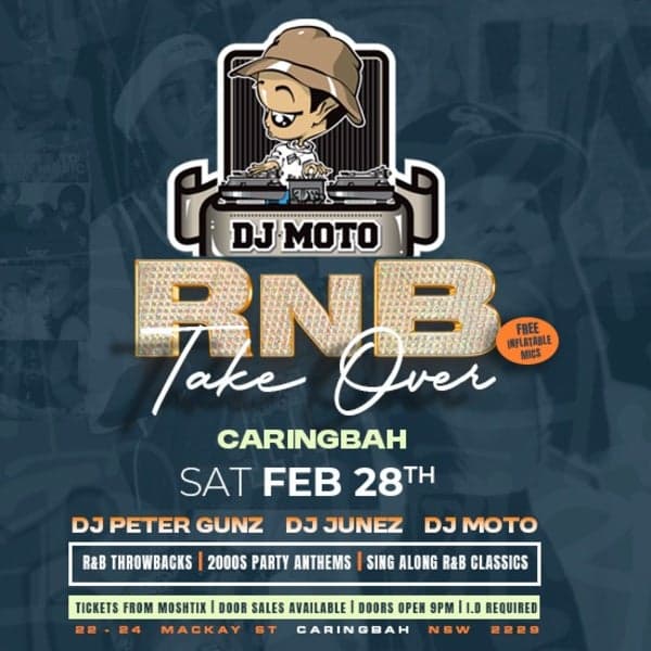 R&B Take Over Caringbah - DJ Moto