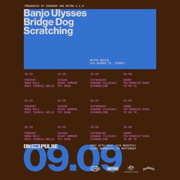 METRO A.I.R X CRASHER: ON THE PULSE | BANJO ULYSSES, BRIDGE DOG & SCRATCHING