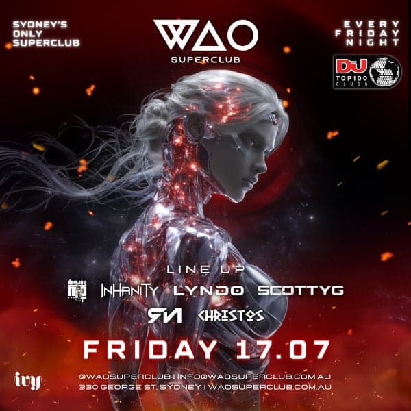 FRI 17 JULY - WAO SUPERCLUB @ IVY