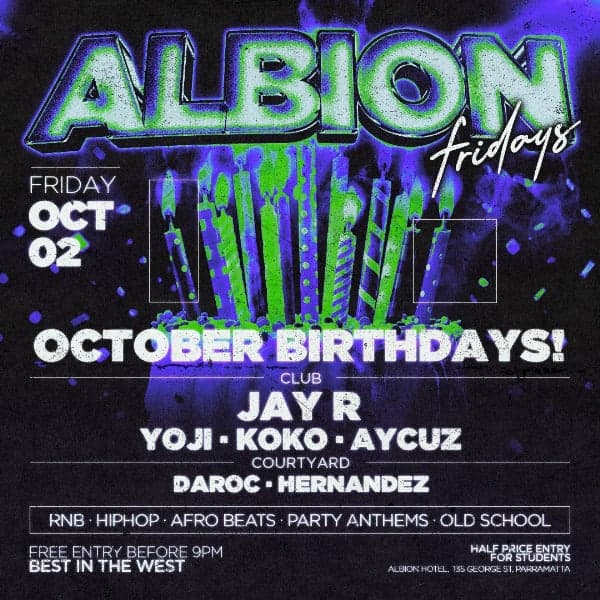 Albion Fridays ft. Jay R