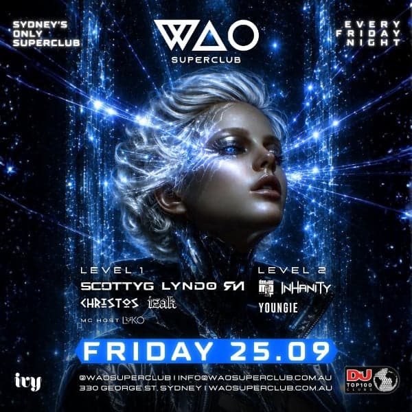 FRI 25 SEPT - WAO SUPERCLUB @ IVY
