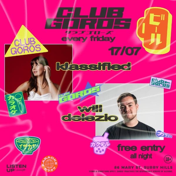 ★ CLUB GOROS ★ JULY 17 ★
