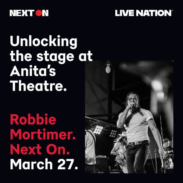Next On: Robbie Mortimer @ Anita’s Theatre