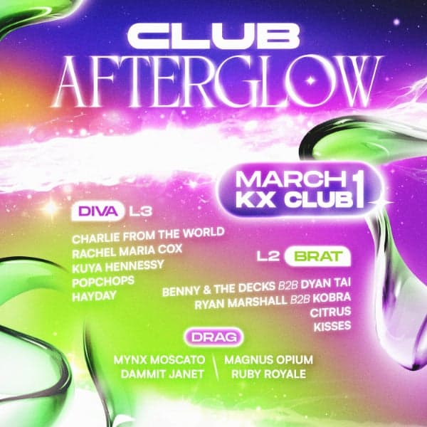 CLUB AFTERGLOW — Mardi Gras Finale Party