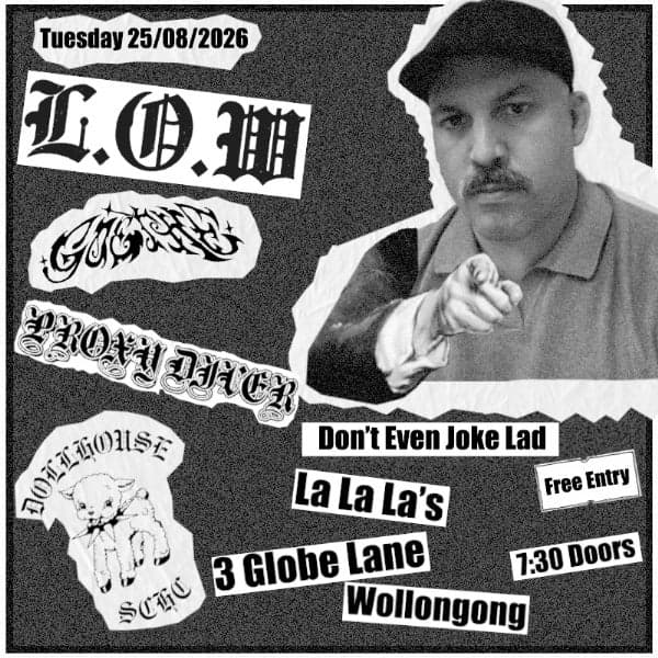 FREE ENTRY HARDCORE w/ L.O.W // Goethe // Proxy Diver // Dollhouse