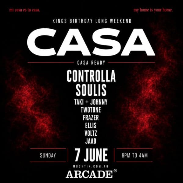 CASA x Arcade - 7th June